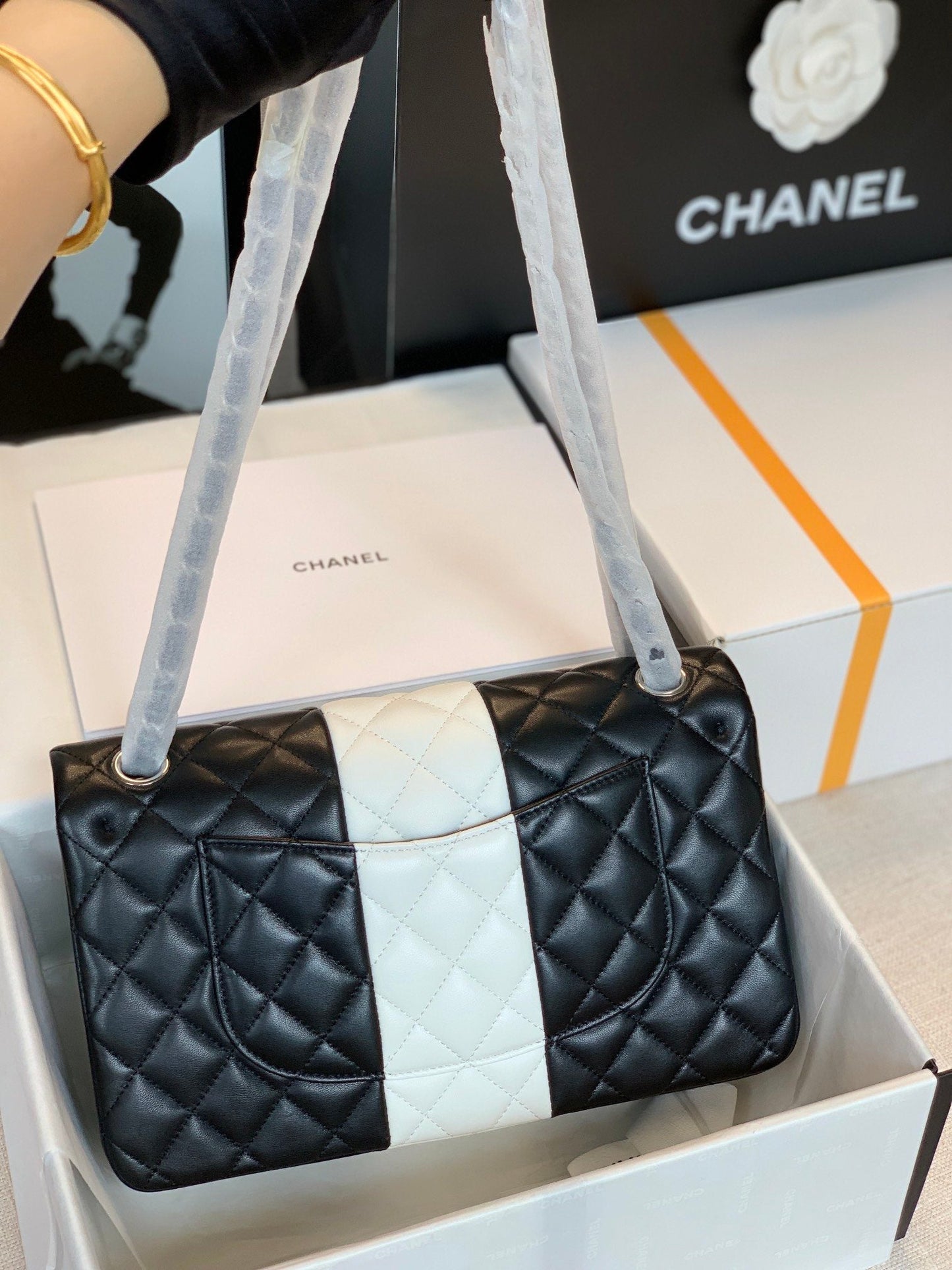CHLMini Top Qualityap Bag Black For Women 7.8in/20cm