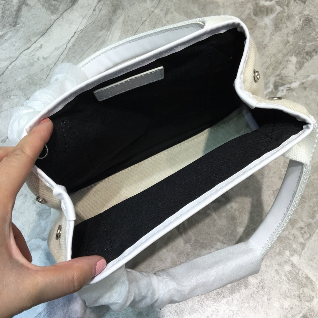 Top Quality Navy XS Tote Bag In White, For Women,  Bags 12.6in/32cm
