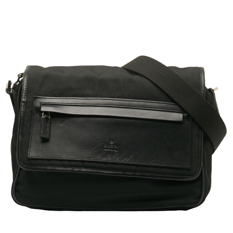 Gucci 019 0375 Black Nylon Leather  Gucci Gucci