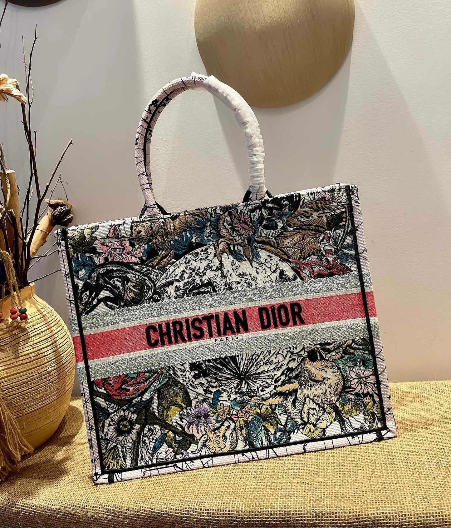 Top Quality Large Book Tote Red Multicolor, For Women, Womens Handbags 16.5in/42cm CD