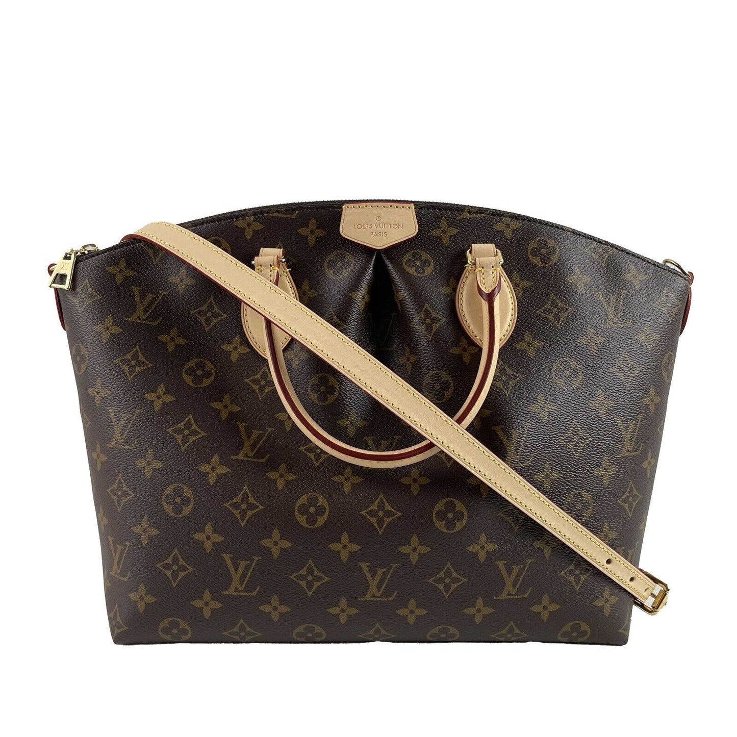 LOUIS VUITTON Excellent Boetie MM Brown Handbag