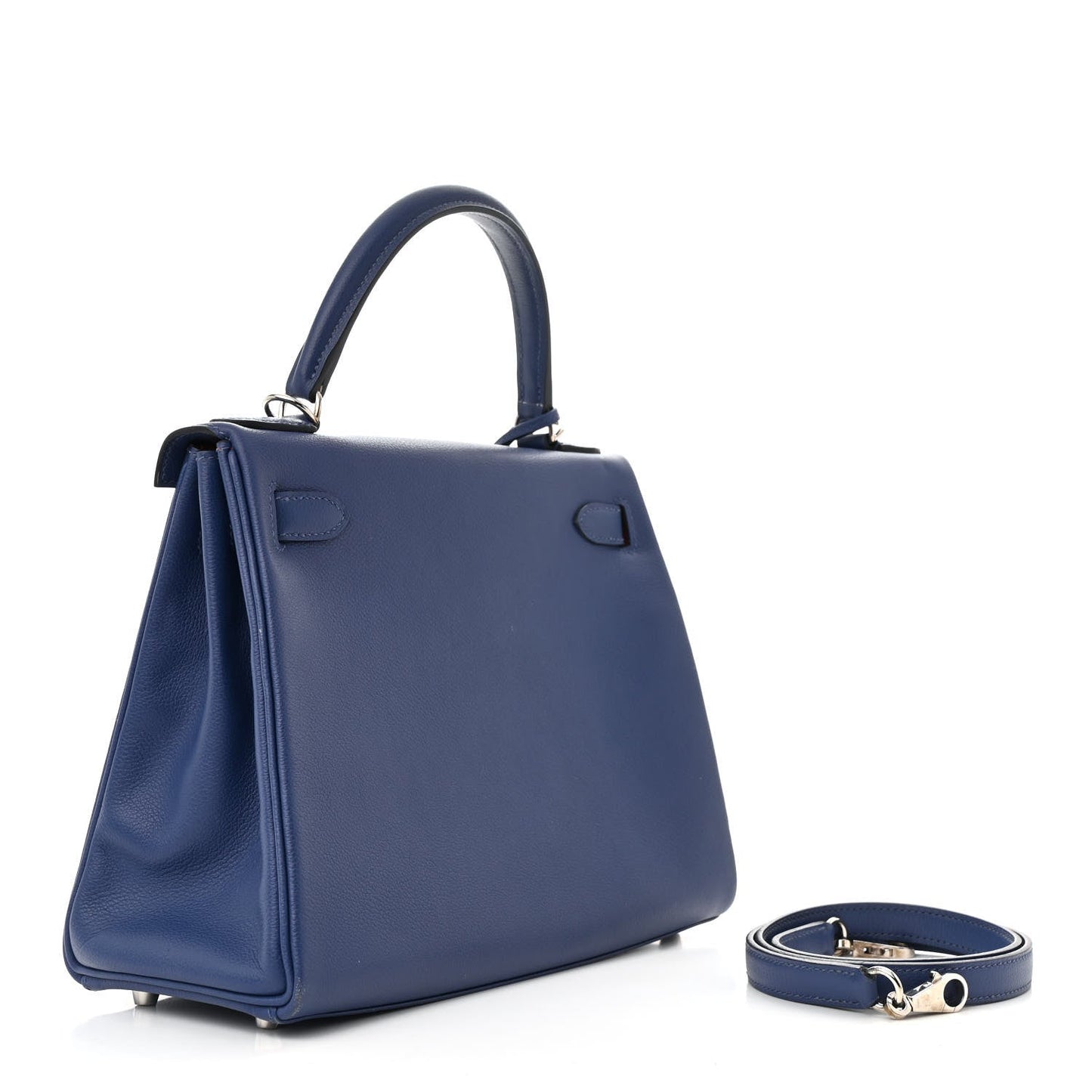Hermes Evercolor Verso Kelly Retourne 28 Bleu Brighton Capucine