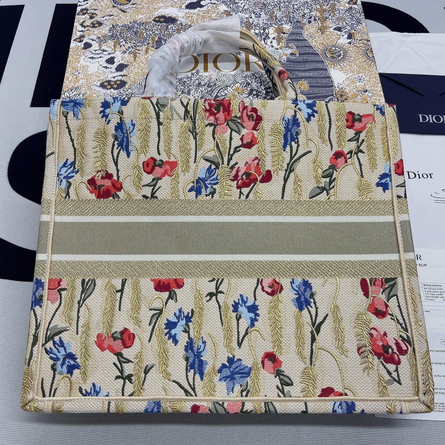 Top Quality Large Book Tote White Multicolor, For Women, Womens Handbags 16.5in/42cm CD
