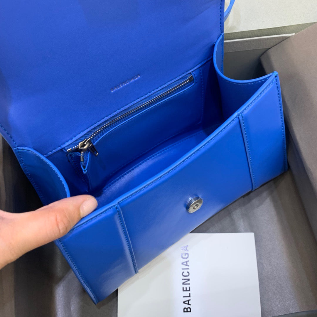 Top Quality Hourglass Small Handbag In Dark Blue, For Women,  Bags 9in/23cm