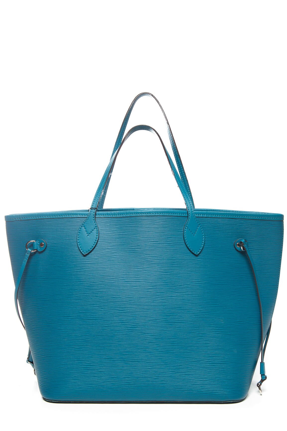 Louis Vuitton Teal Epi Leather Neverfull MM Tote
