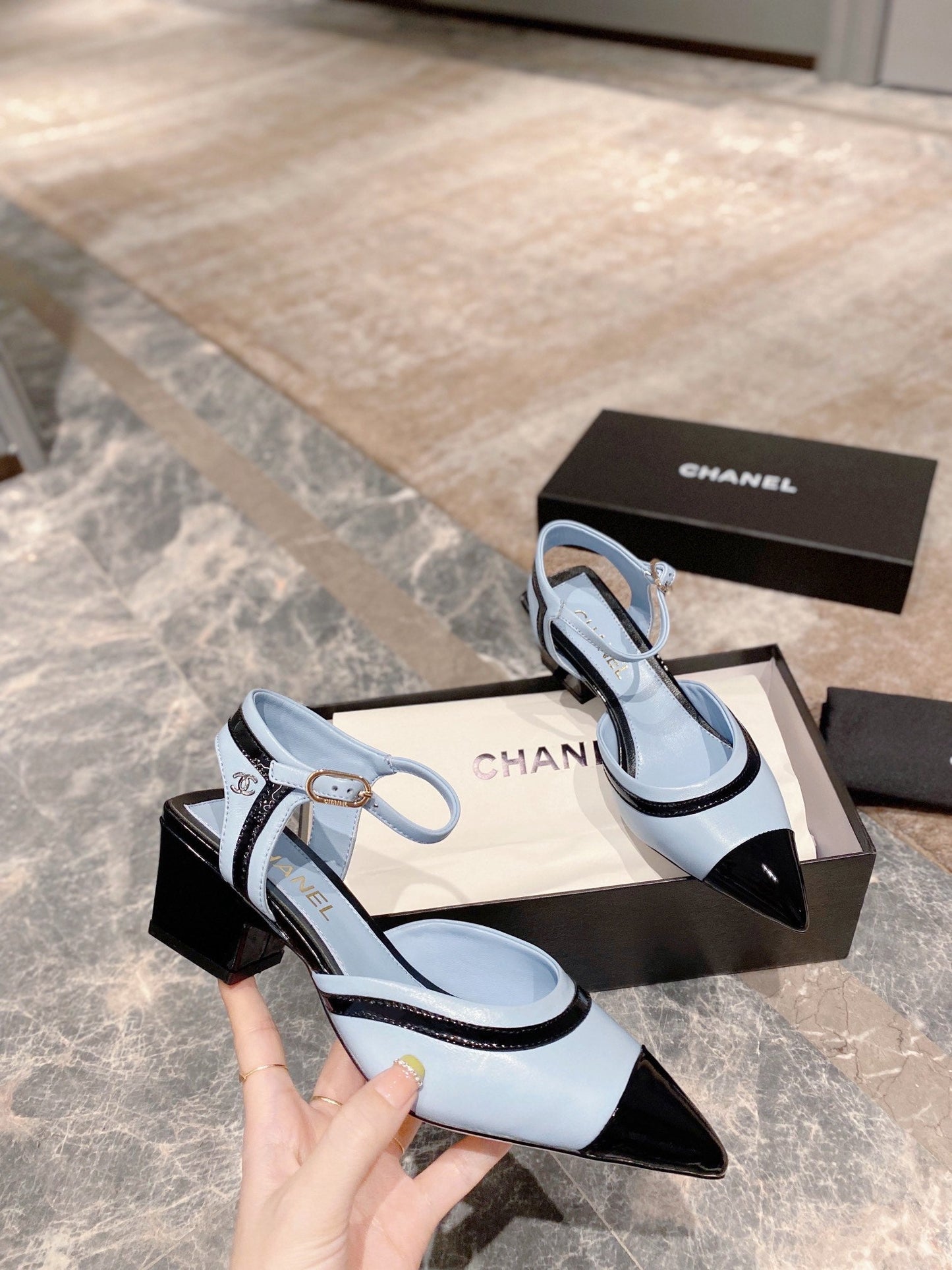 New 1:1 rep CHL High Heel Shoes 004