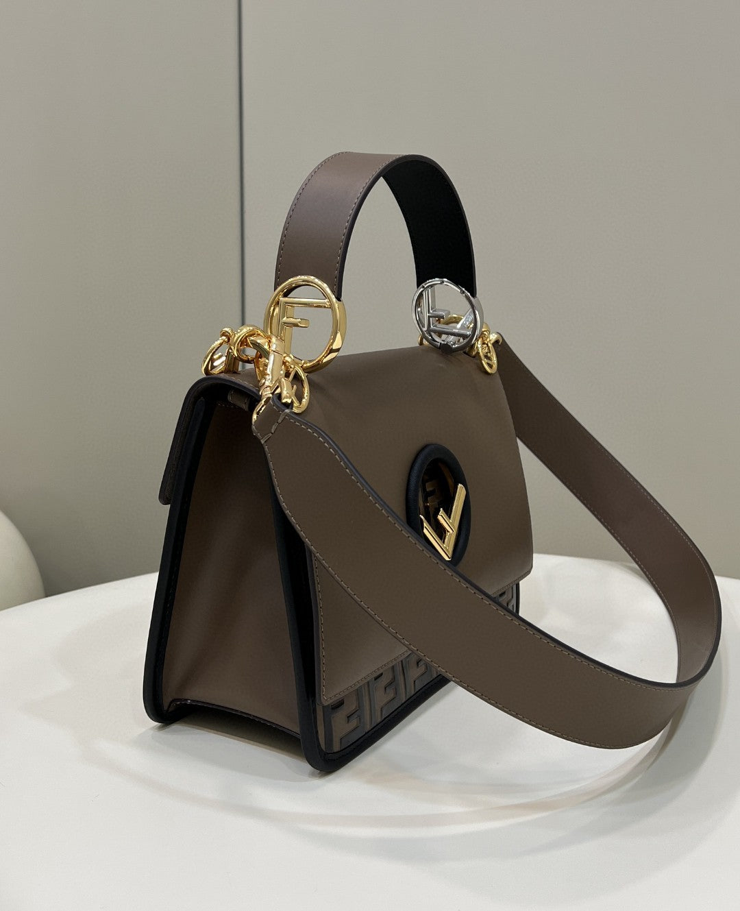 FI Kan I F MeTop Qualityum Brown Bag For Woman 18cm/7in 8BT284A651F13VK