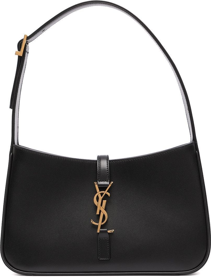 Luxury Saint Laurent Trending 2025 Women's Hobo Le 5 A 7 Shoulder Bag in Nero | 6572282R20W1000
