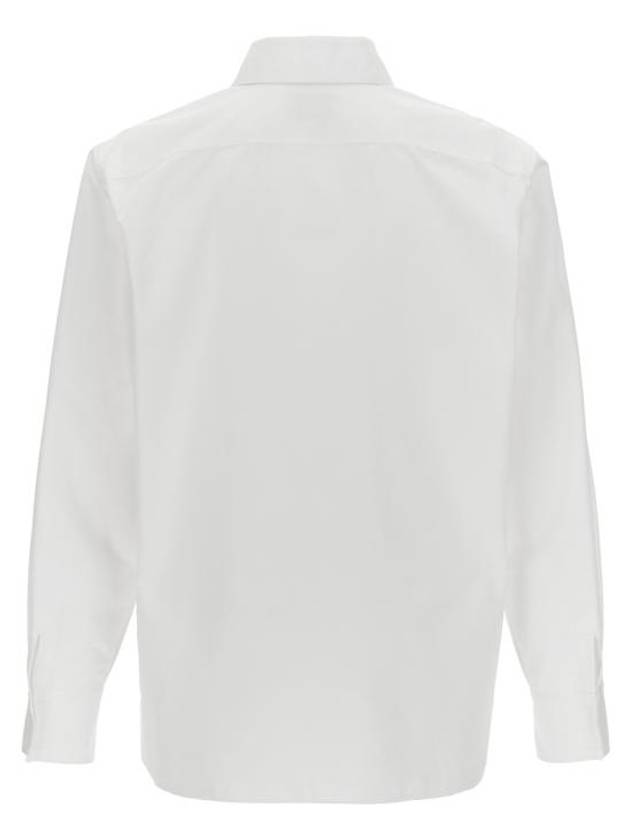 Luxury Saint Laurent Trending 2025 Cassandre Long Sleeve Shirt White