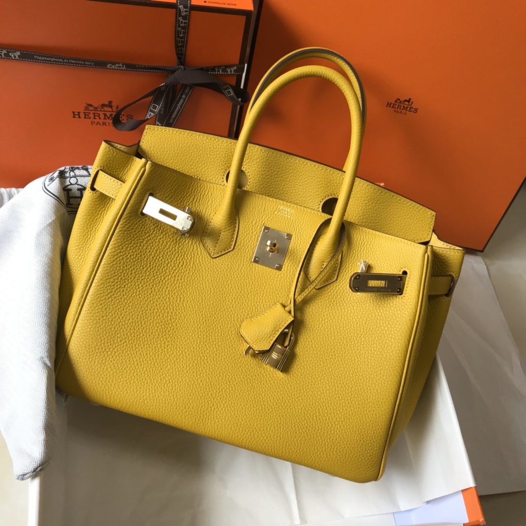 Top Quality Birkin Lime Epsom With Gold Toned Hardware Bag For Women, Handbags, Shoulder Bags 30cm/12in