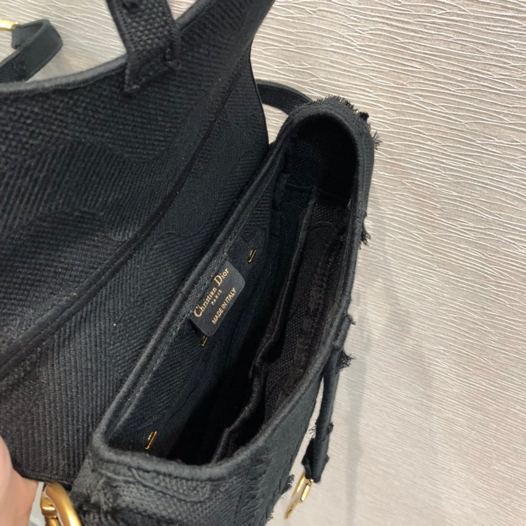 Top Quality Saddle Bag Black For Women 10in/26cm CD