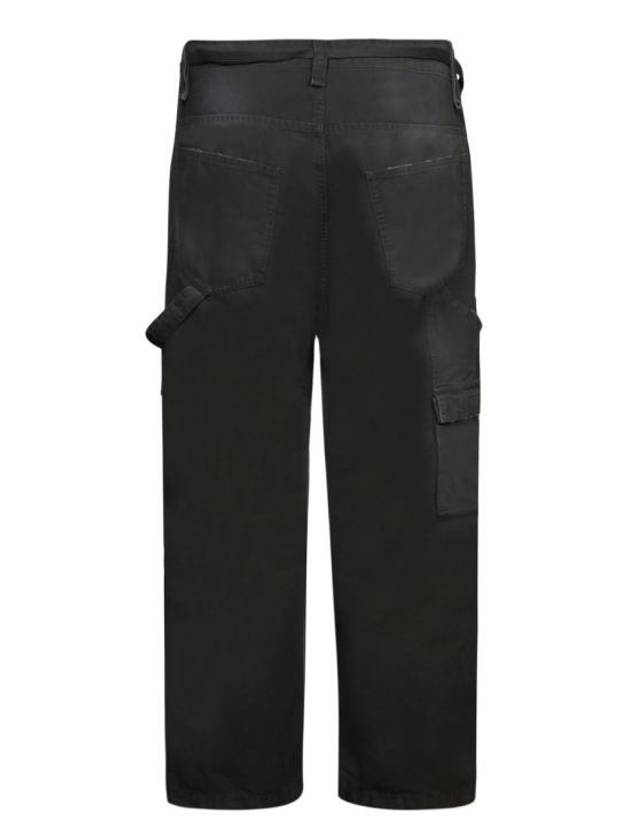 Luxury Balenciaga Trending 2025 Cropped Cargo Straight Pants Black