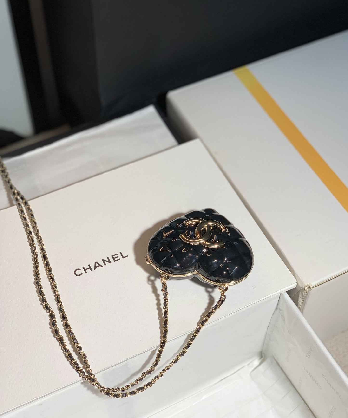 CHLLong Necklace Bag Black For Women, Women’s Bags 3in/7cm