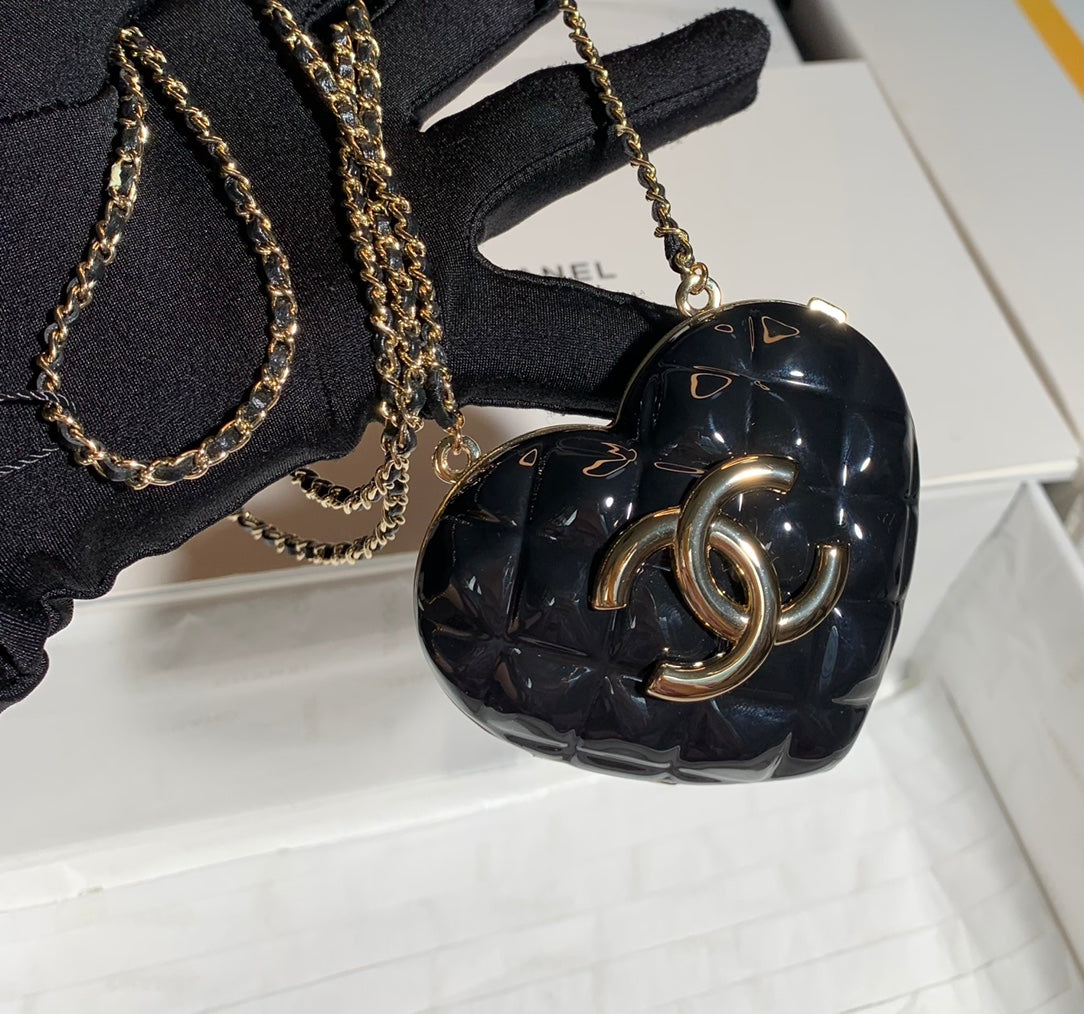 CHLLong Necklace Bag Black For Women, Women’s Bags 3in/7cm