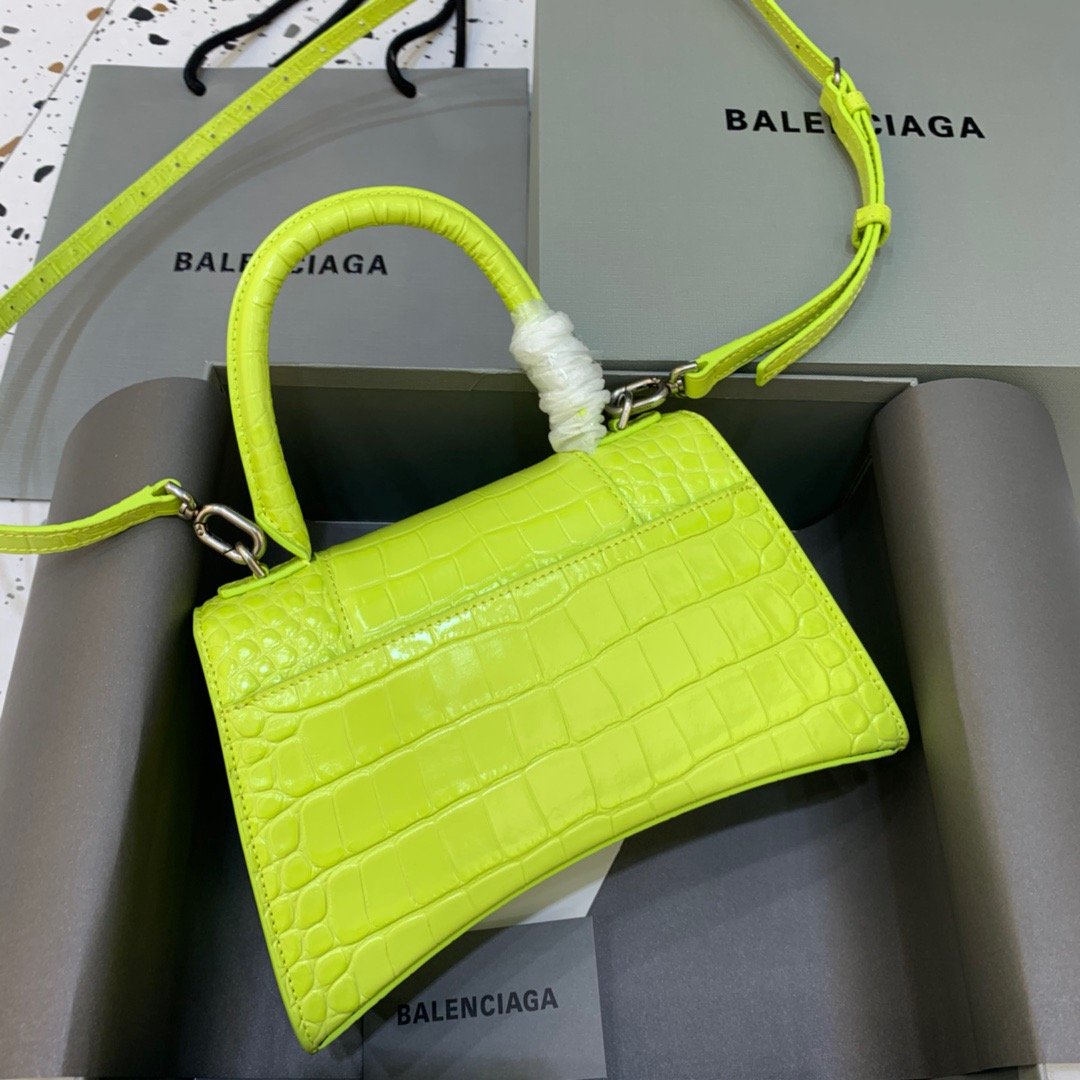 Top Quality Hourglass Small Handbag In Light Green, For Women,  Bags 9in/23cm