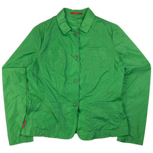 Prada Sport Lightweight Button Up Jacket Womens Size M