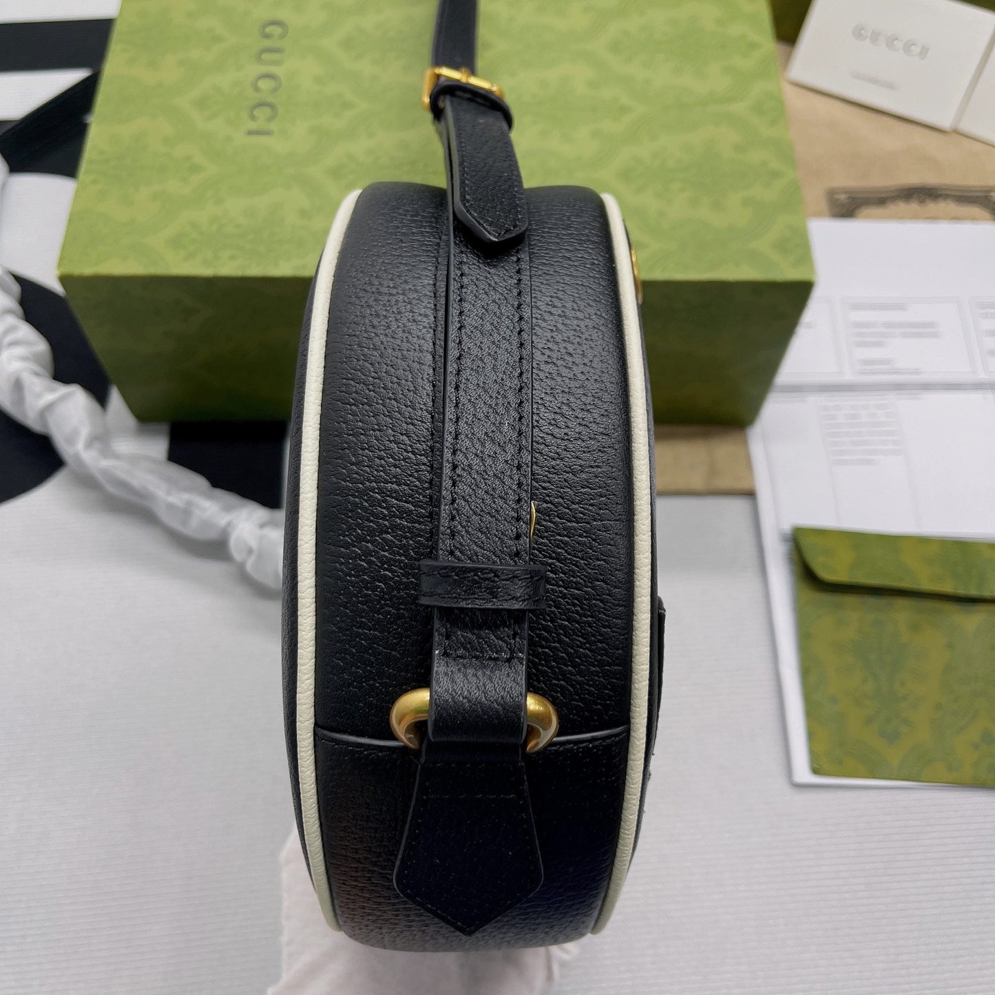 gg x Adidas Ophidia Shoulder Bag Black For Women, Women’s Bags 8in/22cm gg 