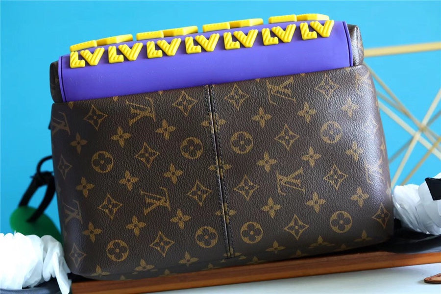 Top Quality Top Qualityscovery Backpack Monogram Canvas With Top Quality Rubber Signature Appliqué For Fall, Bags 40cm Top Quality M57965