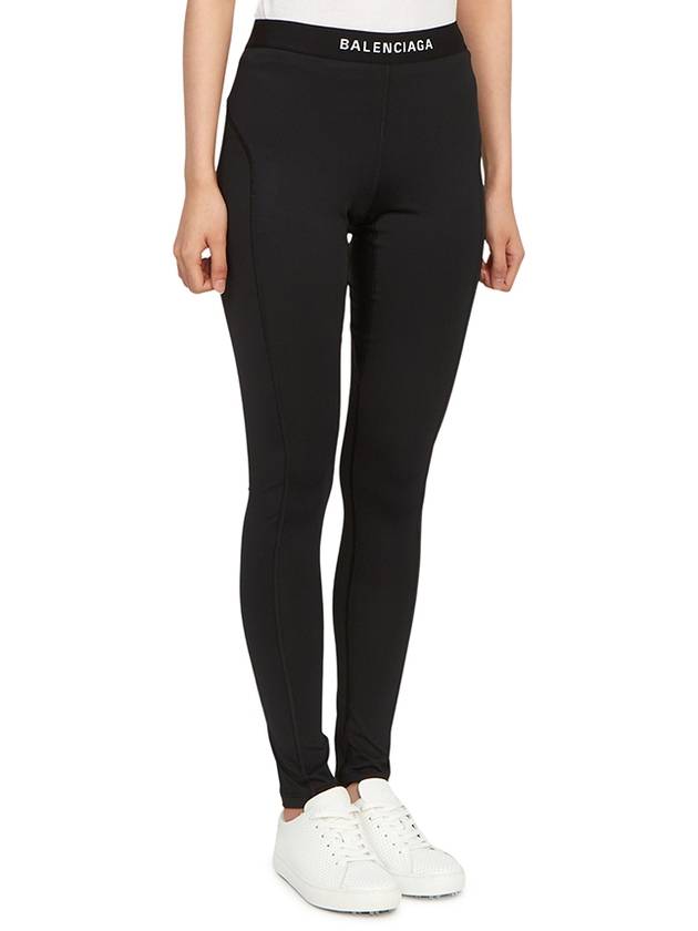 Luxury Balenciaga Trending 2025 Athletic Leggings Pans Black