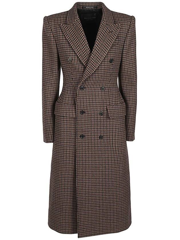 Luxury Balenciaga Trending 2025 Wool Double Coat Brown