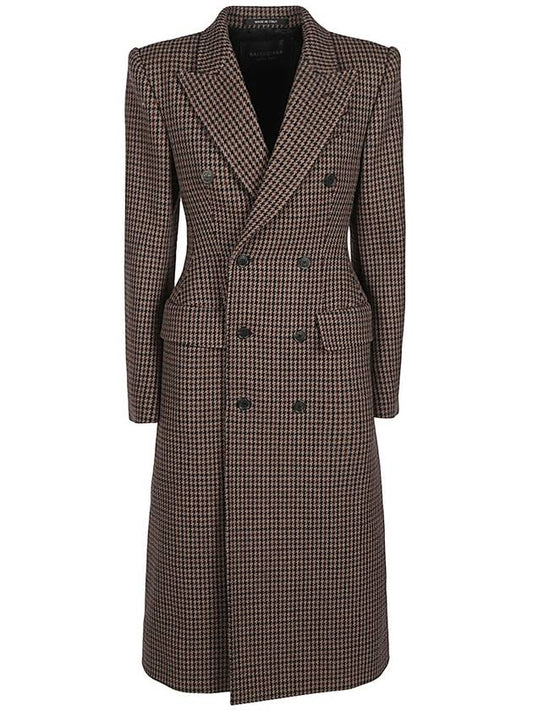 Luxury Balenciaga Trending 2025 Wool Double Coat Brown
