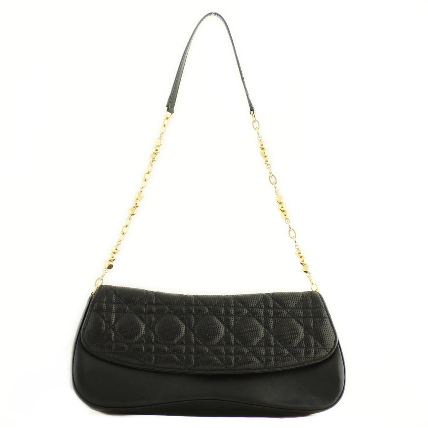 Dior Cannage Perforated Shoulder Bag