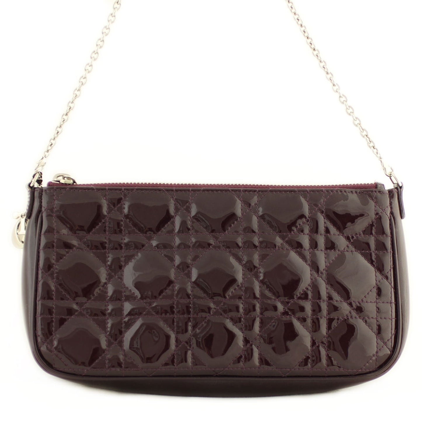 Dior Patent Cannage Lady Dior Clutch