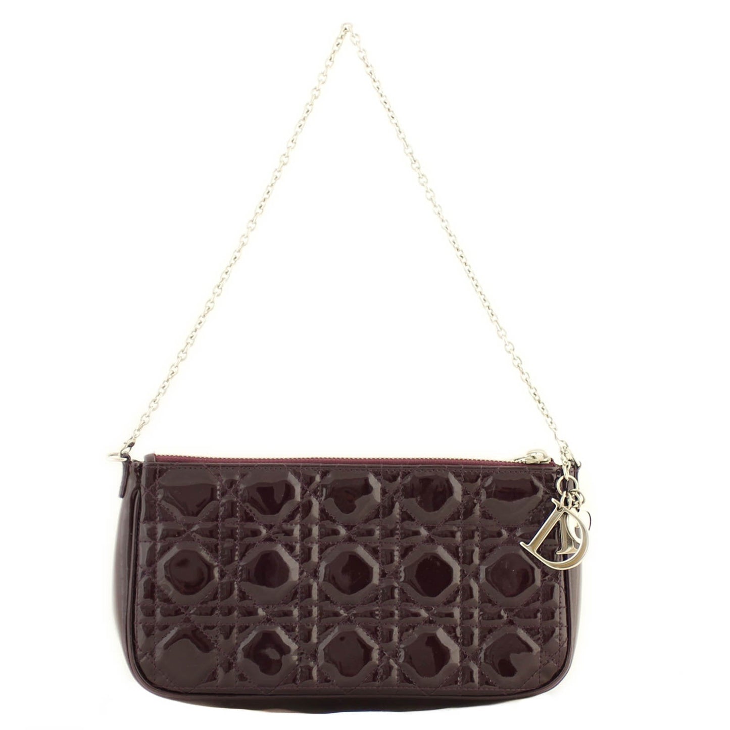 Dior Patent Cannage Lady Dior Clutch