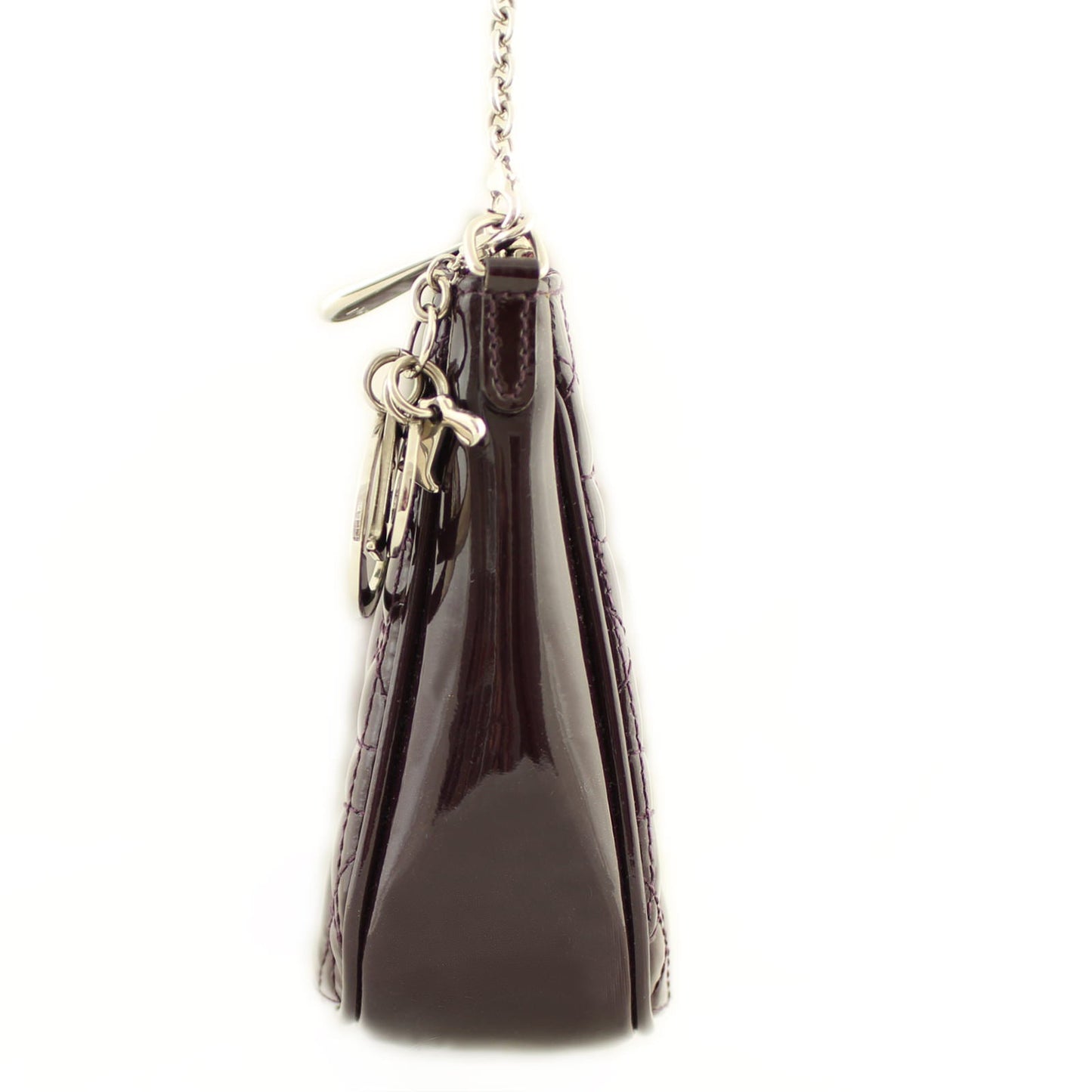 Dior Patent Cannage Lady Dior Clutch