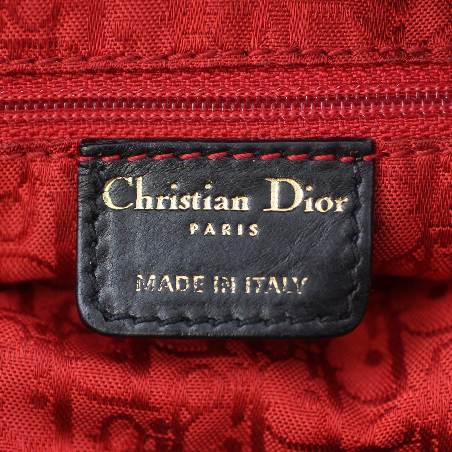 Dior Cannage Drawstring Tote Bag