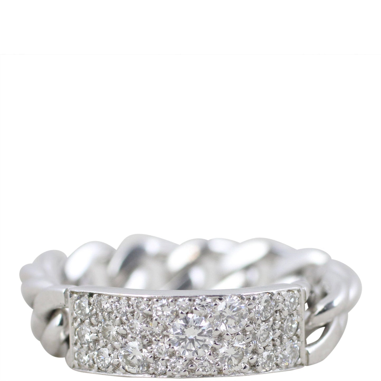 Dior Diamond Chain Ring