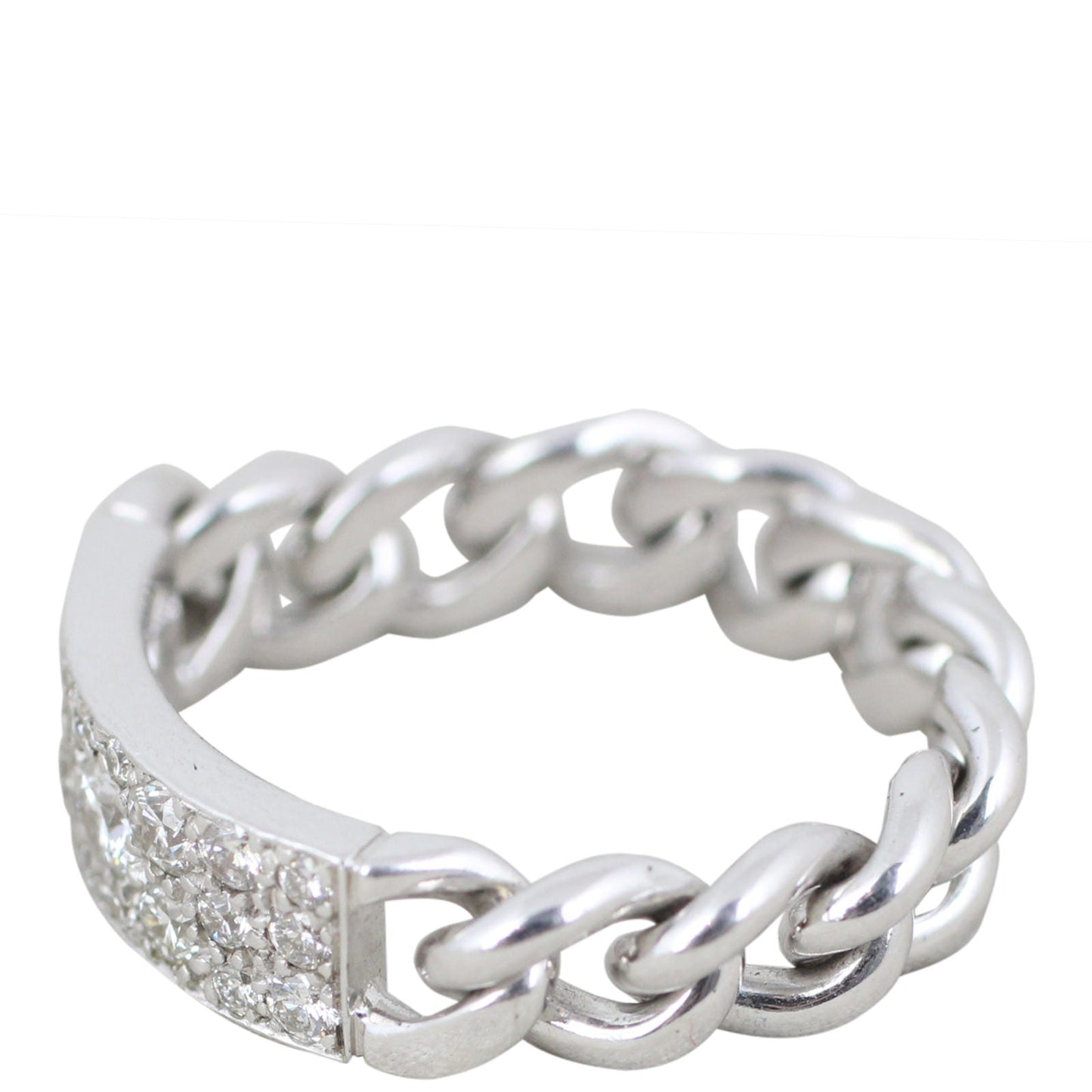 Dior Diamond Chain Ring