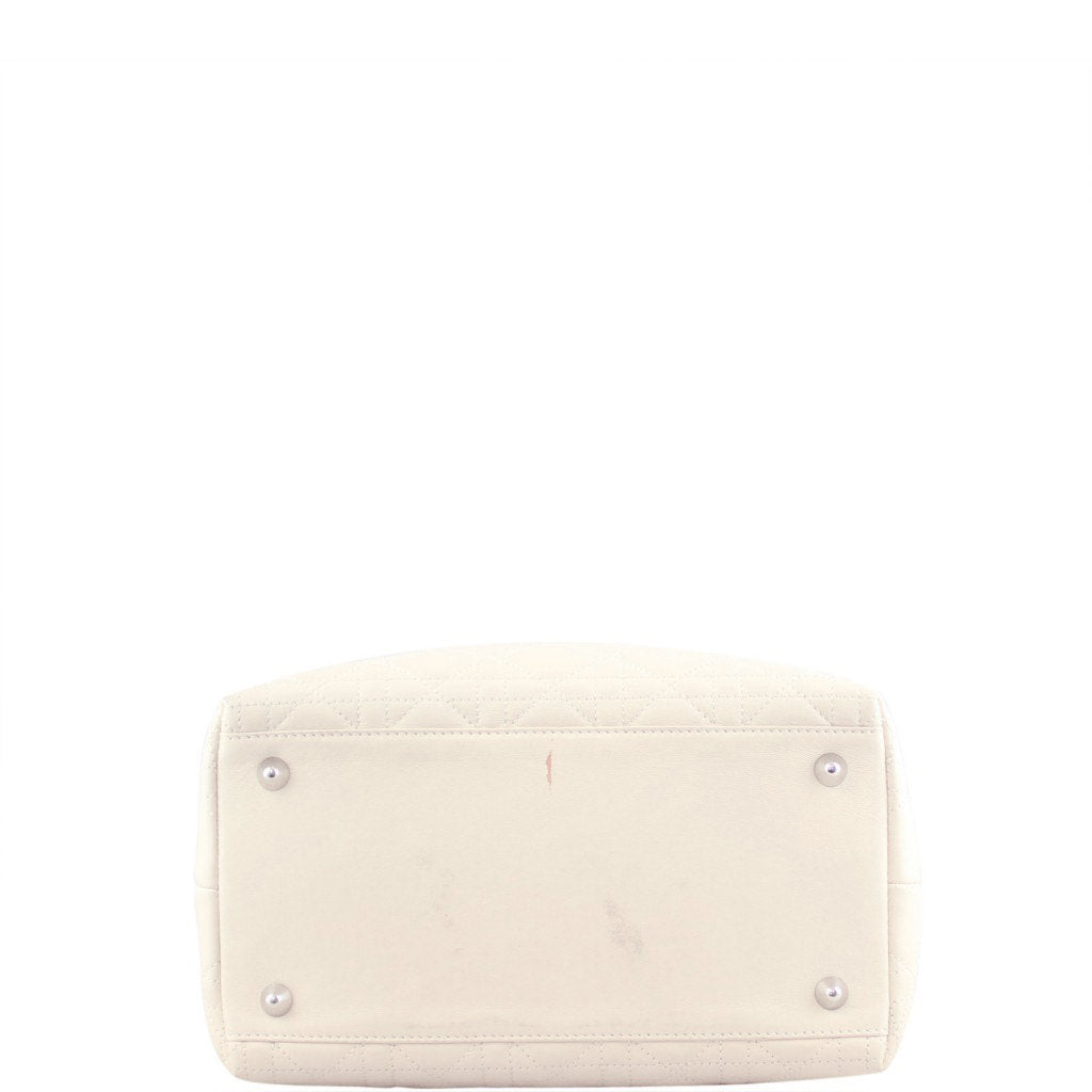 Dior Cannage Top Handle Soft Tote