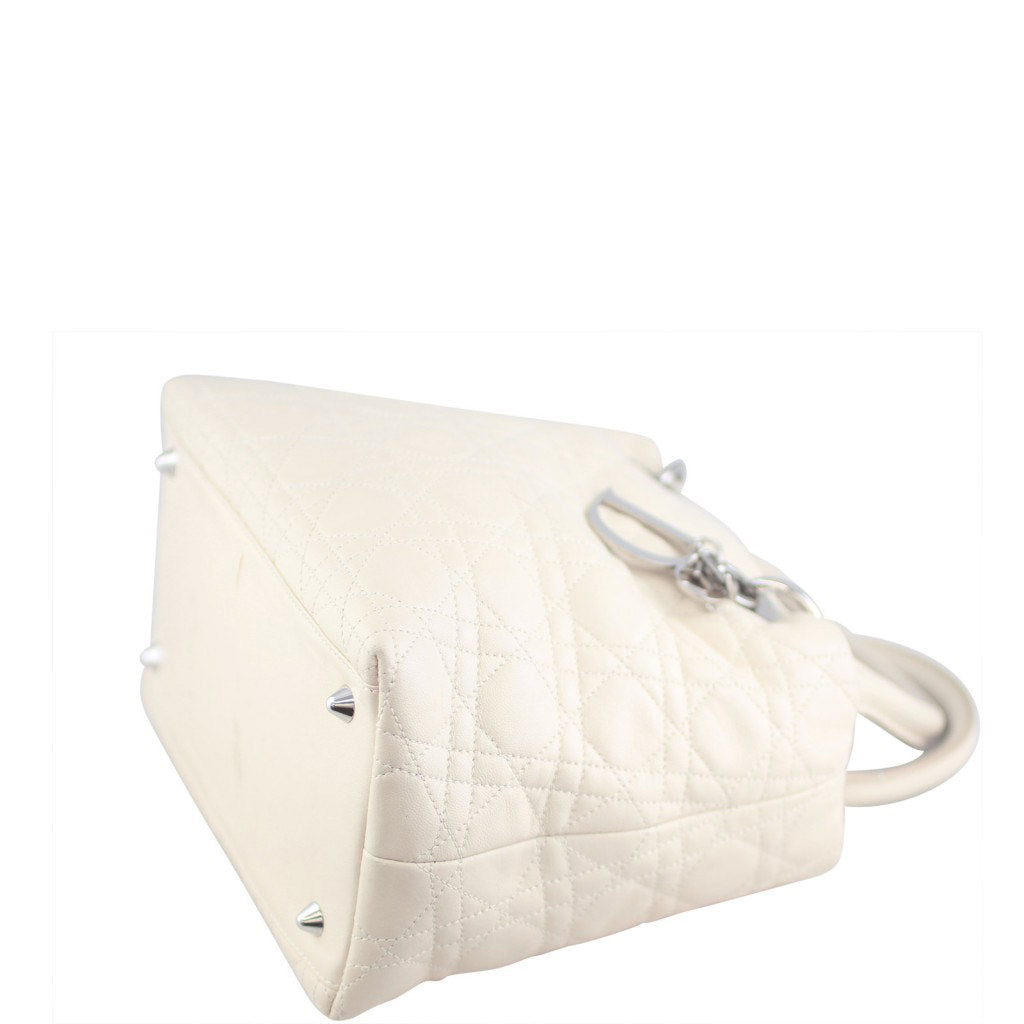 Dior Cannage Top Handle Soft Tote