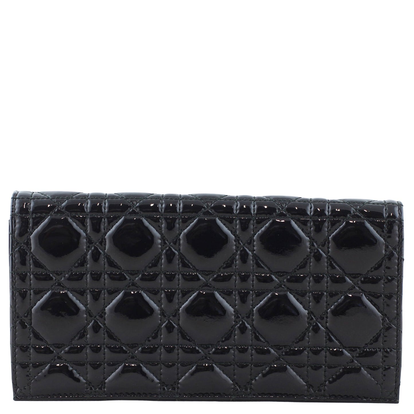 Dior Patent Cannage Clutch Bag