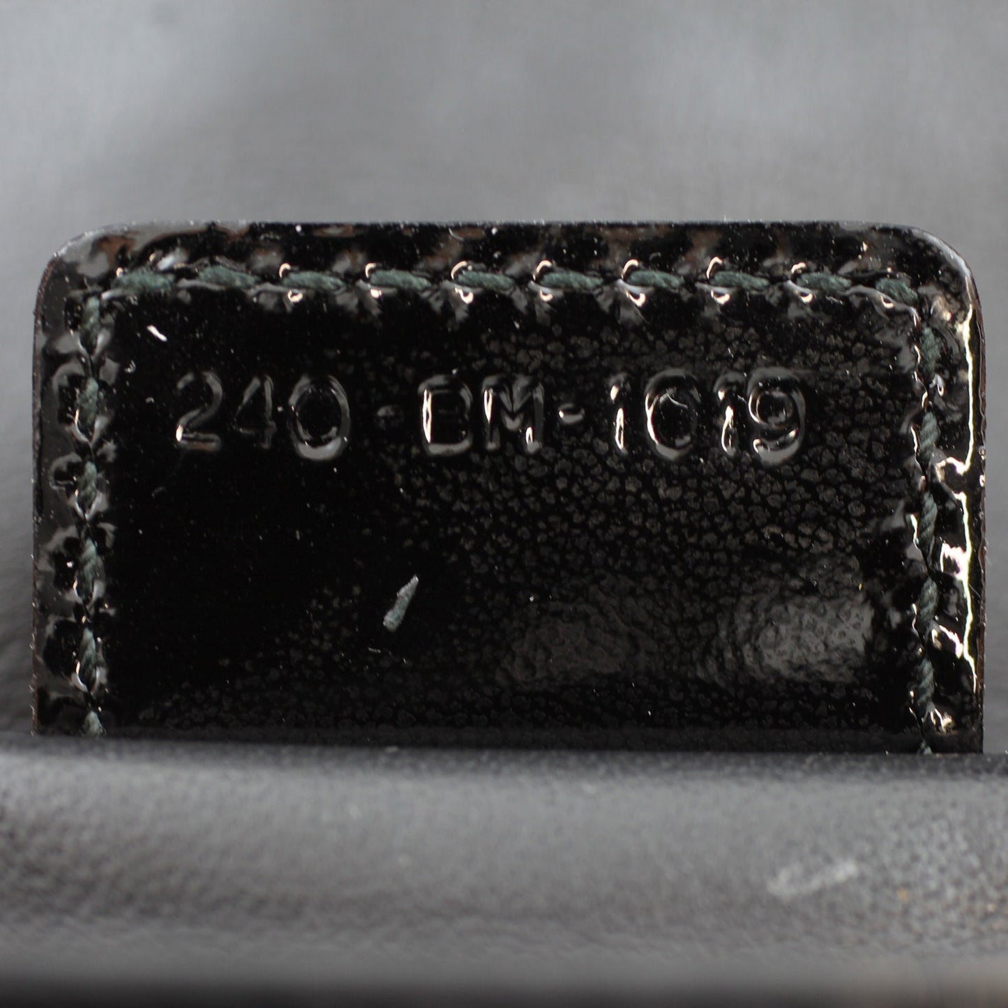 Dior Patent Cannage Clutch Bag