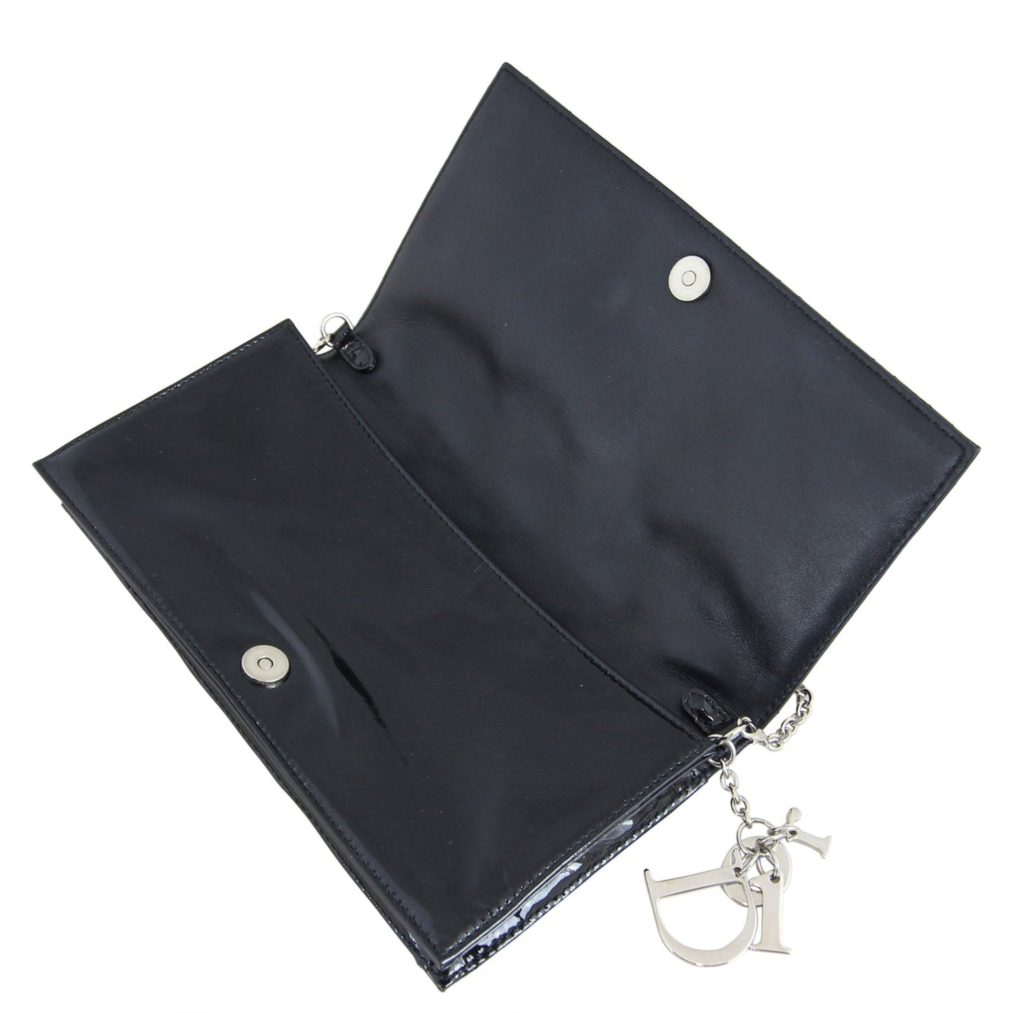Dior Patent Cannage Clutch Bag