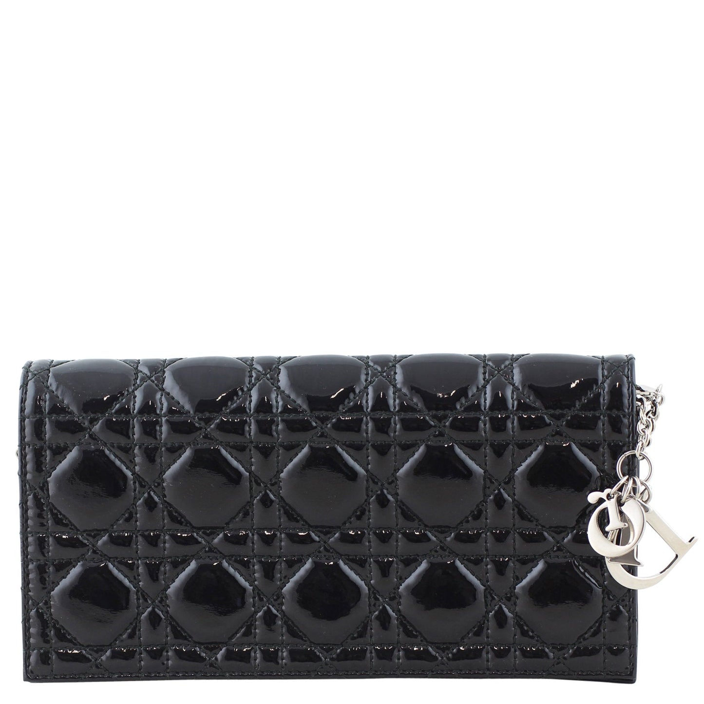 Dior Patent Cannage Clutch Bag