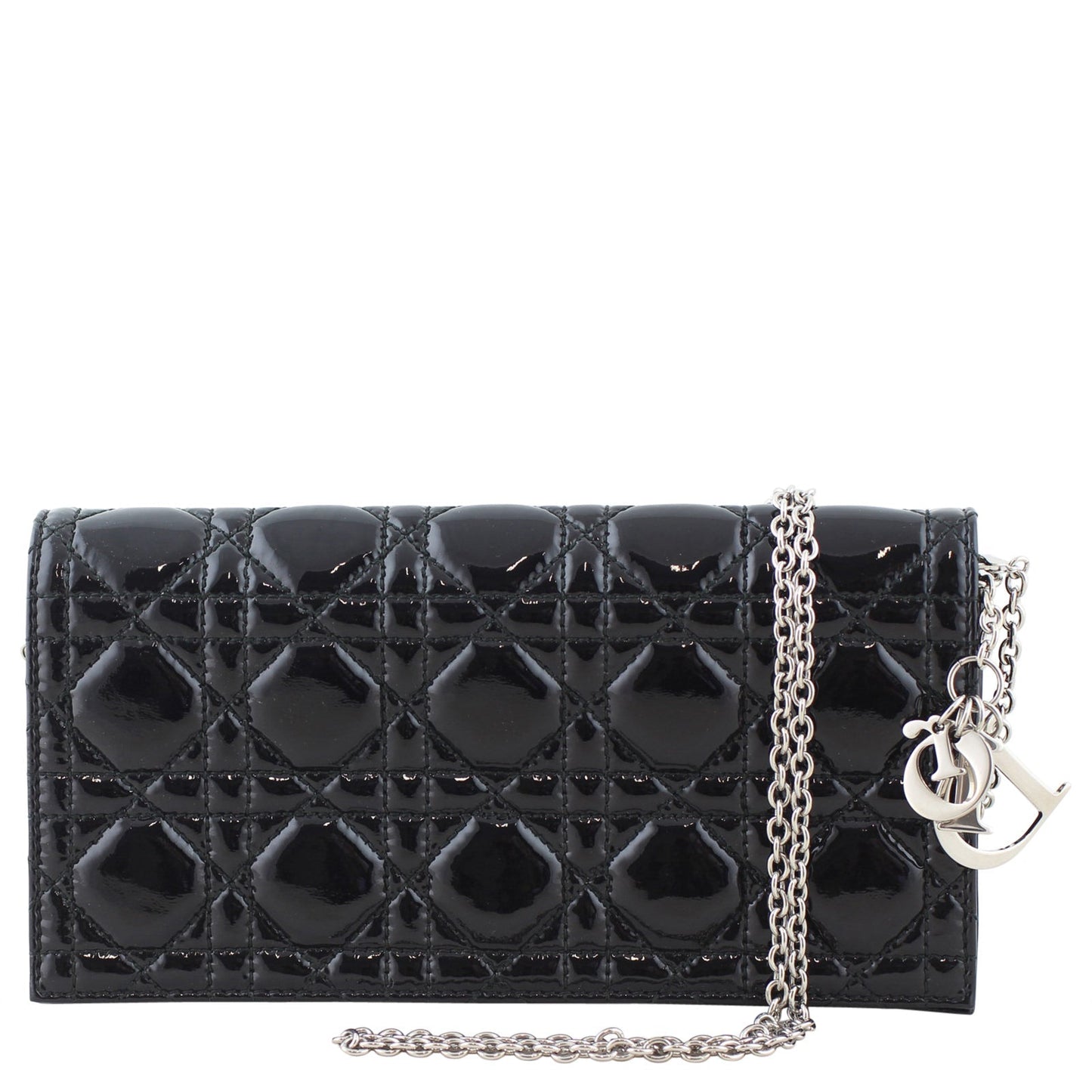 Dior Patent Cannage Clutch Bag