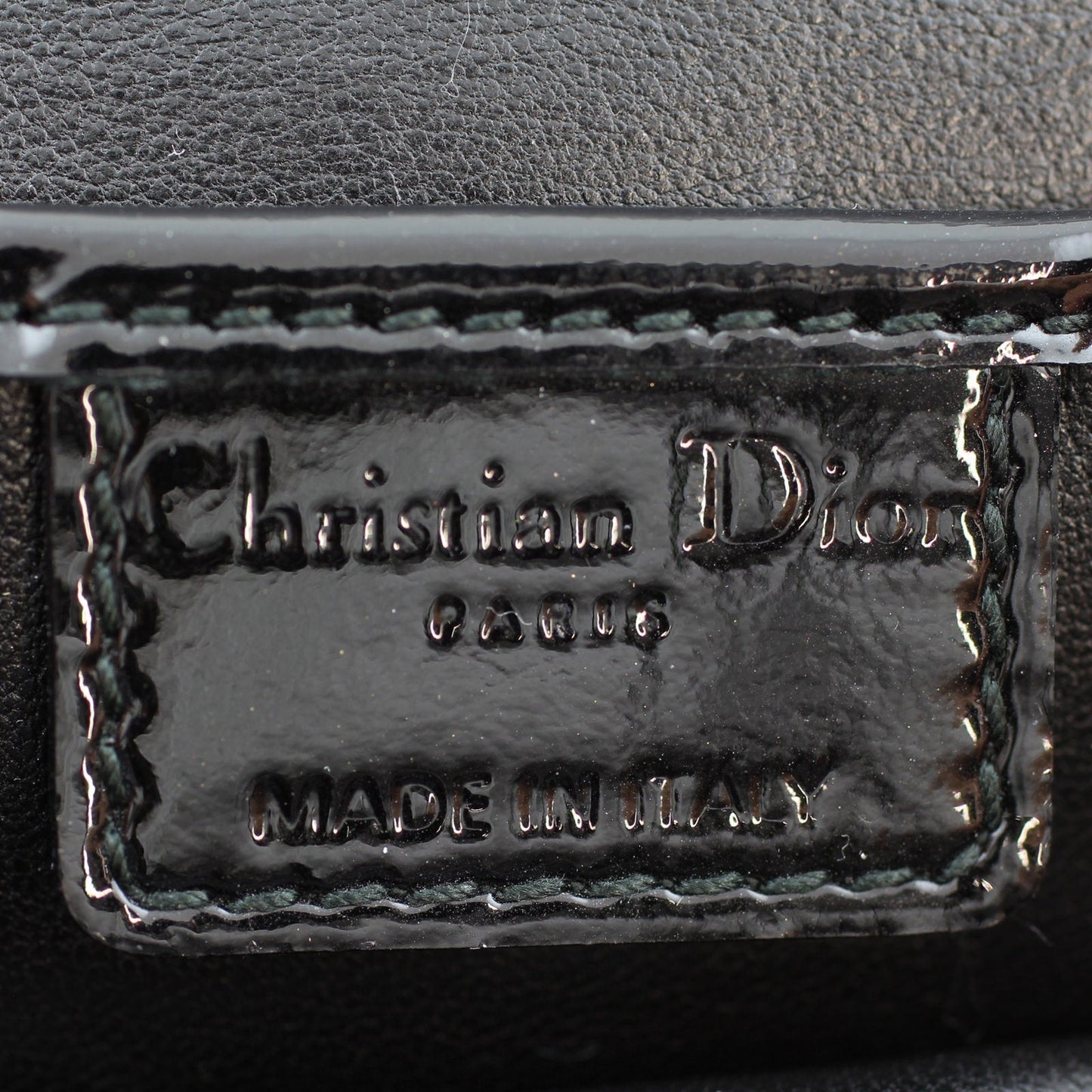 Dior Patent Cannage Clutch Bag
