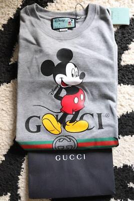 Gucci x Disney Oversized Mickey Mo  Cotton Gray T-Shirt