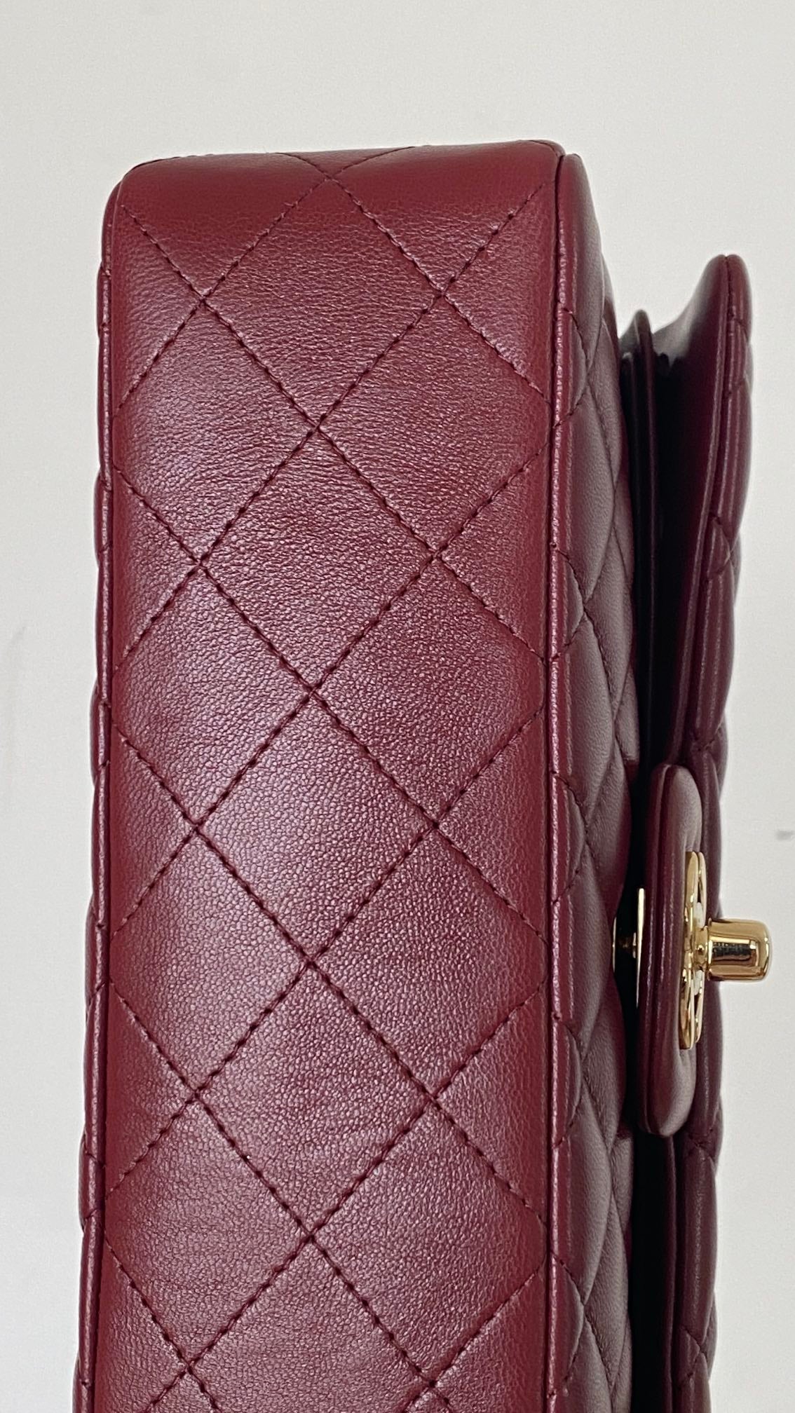 CHLSmall Classic Handbag Dark Red For Women Bags 9.1in/23cm