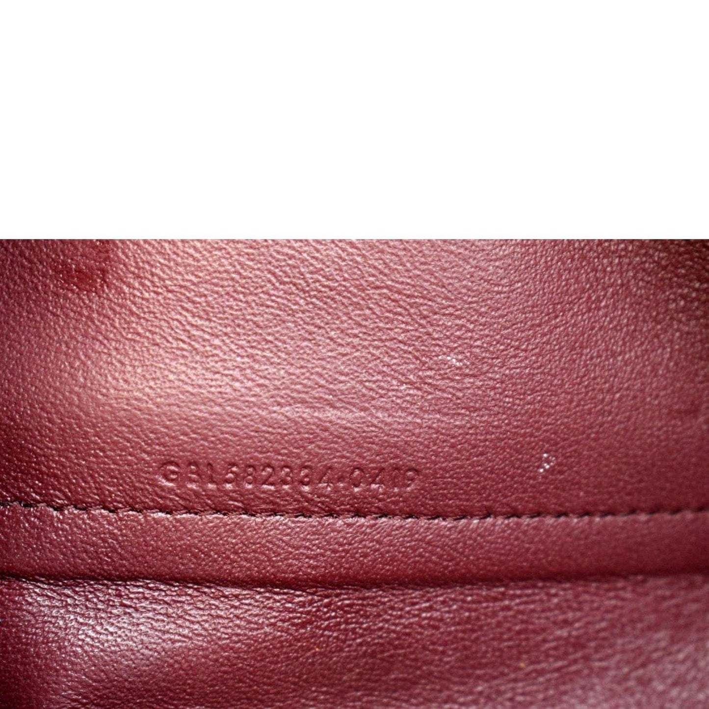 YVES SAINT LAURENT Cassandra Grain De Poudre Embossed Flap Crossbody Bag White