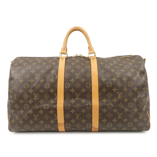 Louis Vuitton Monogram Keep All Bandouliere 55 Bag Brown M41414  d