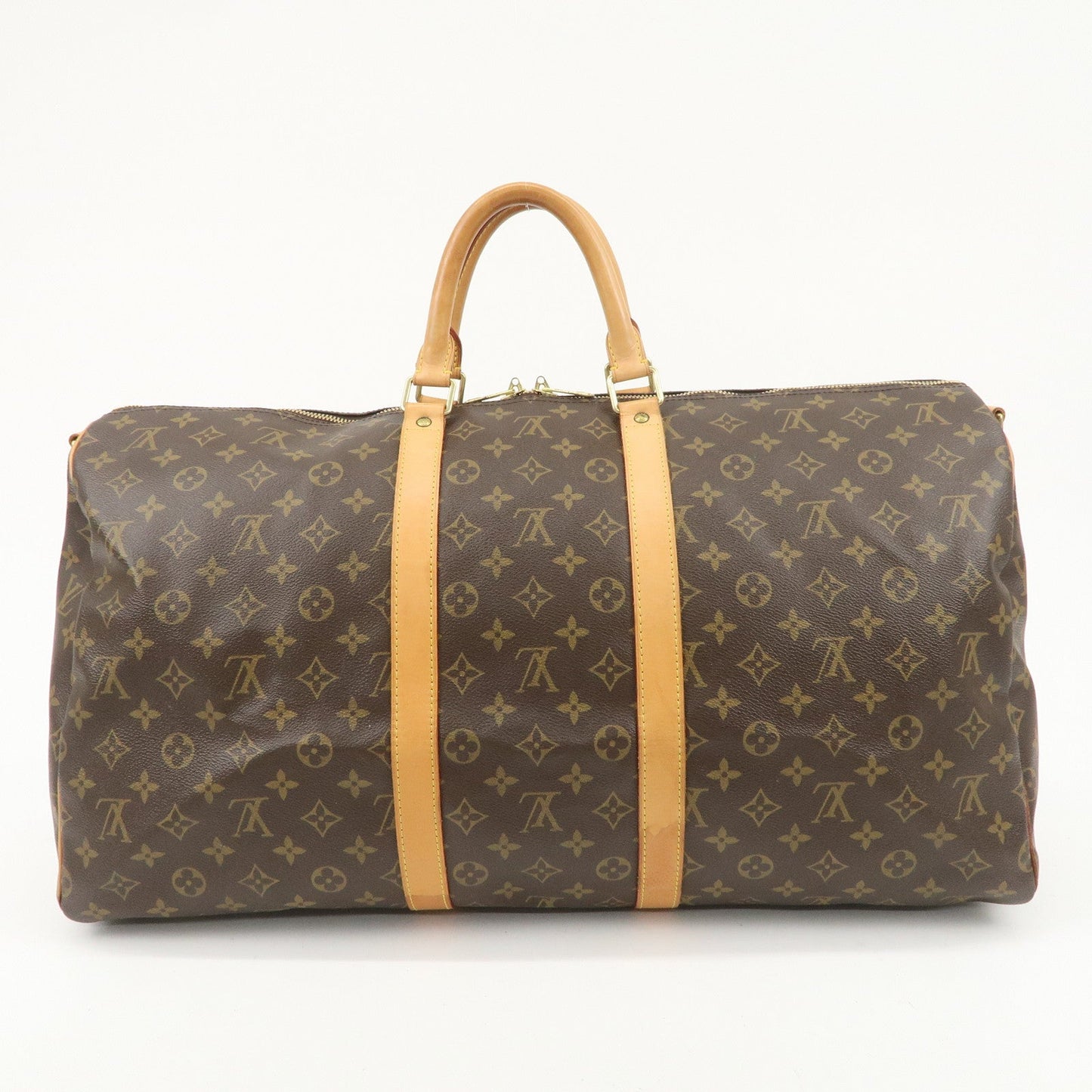 Louis Vuitton Monogram Keep All Bandouliere 55 Bag Brown M41414  d