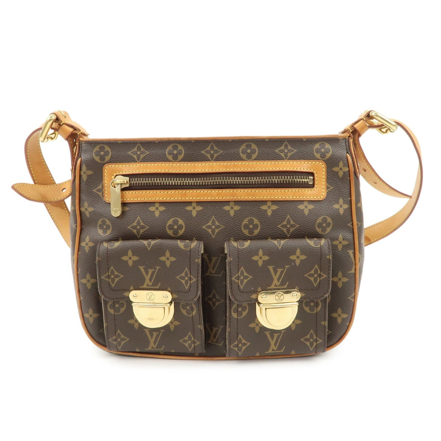 Louis Vuitton Monogram Hudson GM Shoulder Bag M40045  d