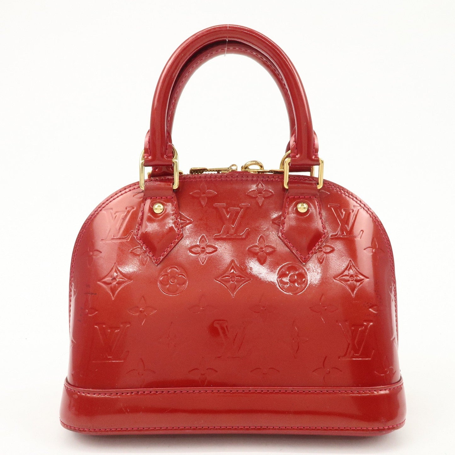 Louis Vuitton Monogram Vernis Alma BB 2Way Shoulder Bag Cerise M90174  d
