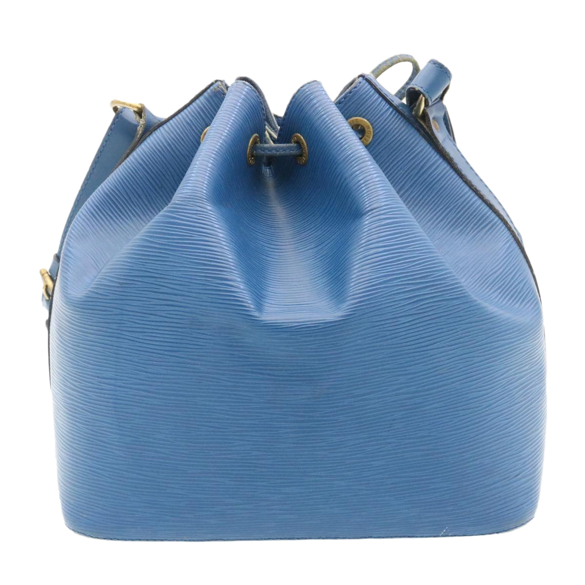 LOUIS VUITTON Epi Petit Noe Shoulder Bag Blue M44105 LV Auth ds423