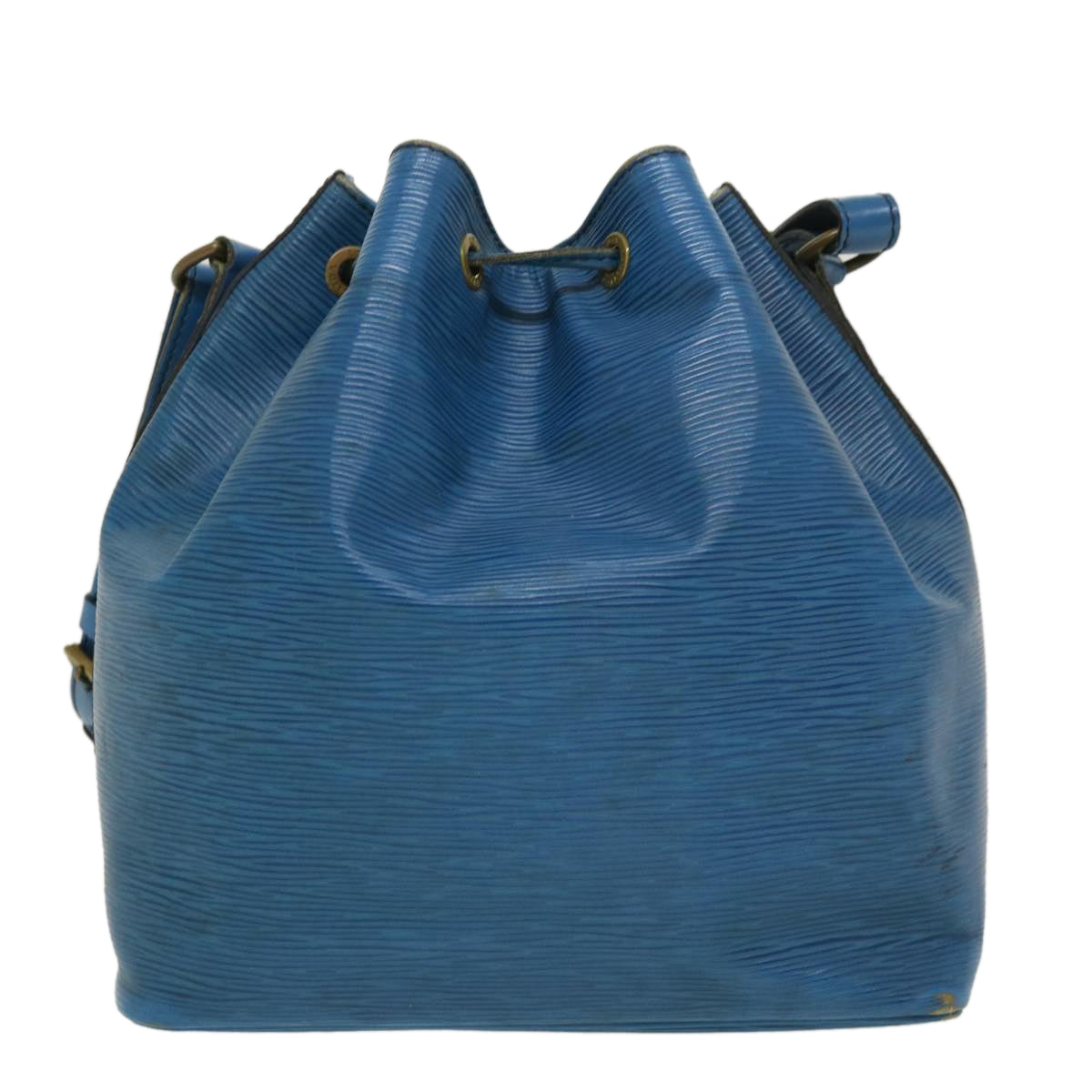 LOUIS VUITTON Epi Petit Noe Shoulder Bag Blue M44105 LV Auth ds528
