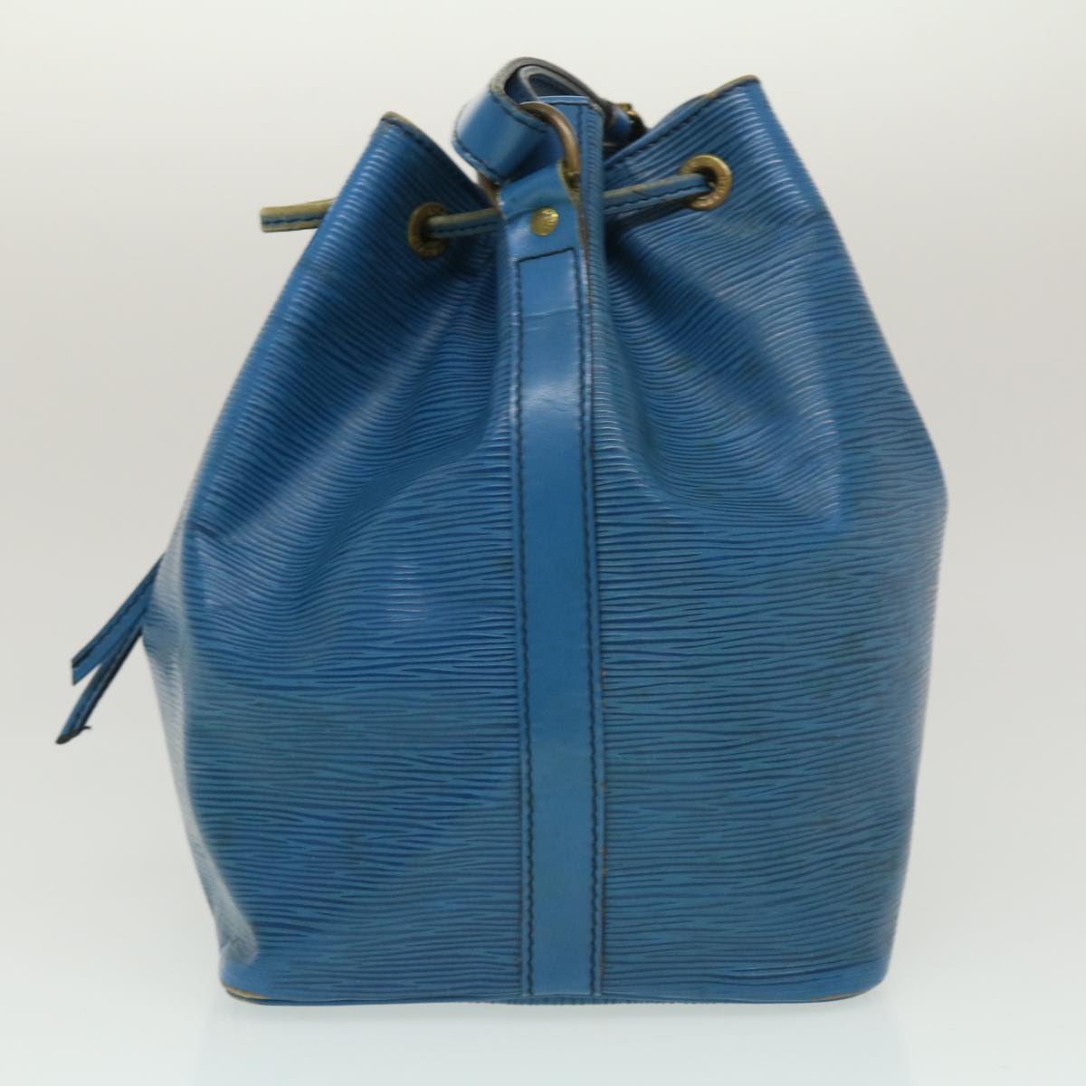 LOUIS VUITTON Epi Petit Noe Shoulder Bag Blue M44105 LV Auth ds528